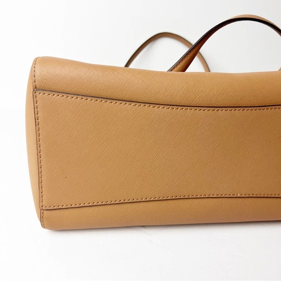 Tory Burch Camel Leather Tote Bag - Picture 10 of 11